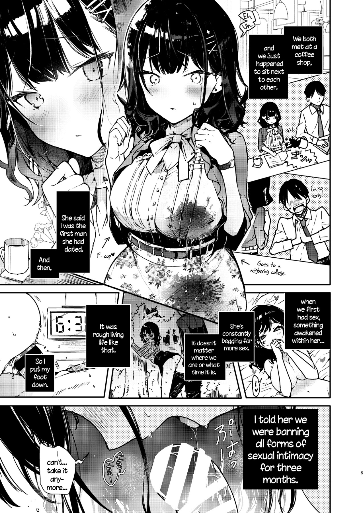 Hentai Manga Comic-The Continuous Ejaculation Control With A Girl With a Strong Sexual Desire-Read-4